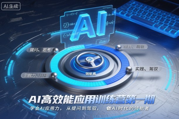 AI高效能应用训练营第一期，学会AI应用力，从提问到驾驭，做AI时代的领航者(更新)-阿信云网创合伙人
