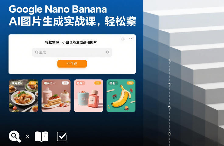 Google Nano Banana AI图片生成实战课，轻松掌握，小白也能生成商用图片-阿信云网创合伙人