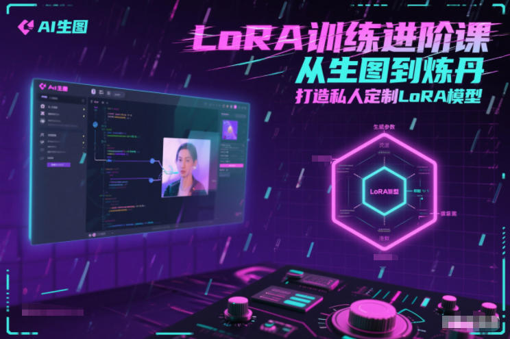 LoRA训练进阶课，从生图到炼丹，打造私人定制LoRA模型-阿信云网创合伙人