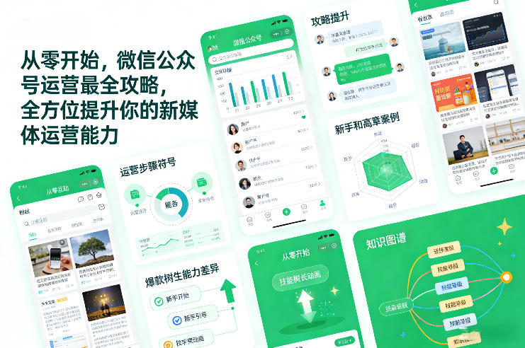从零开始，微信公众号运营最全攻略，全方位提升你的新媒体运营能力-阿信云网创合伙人