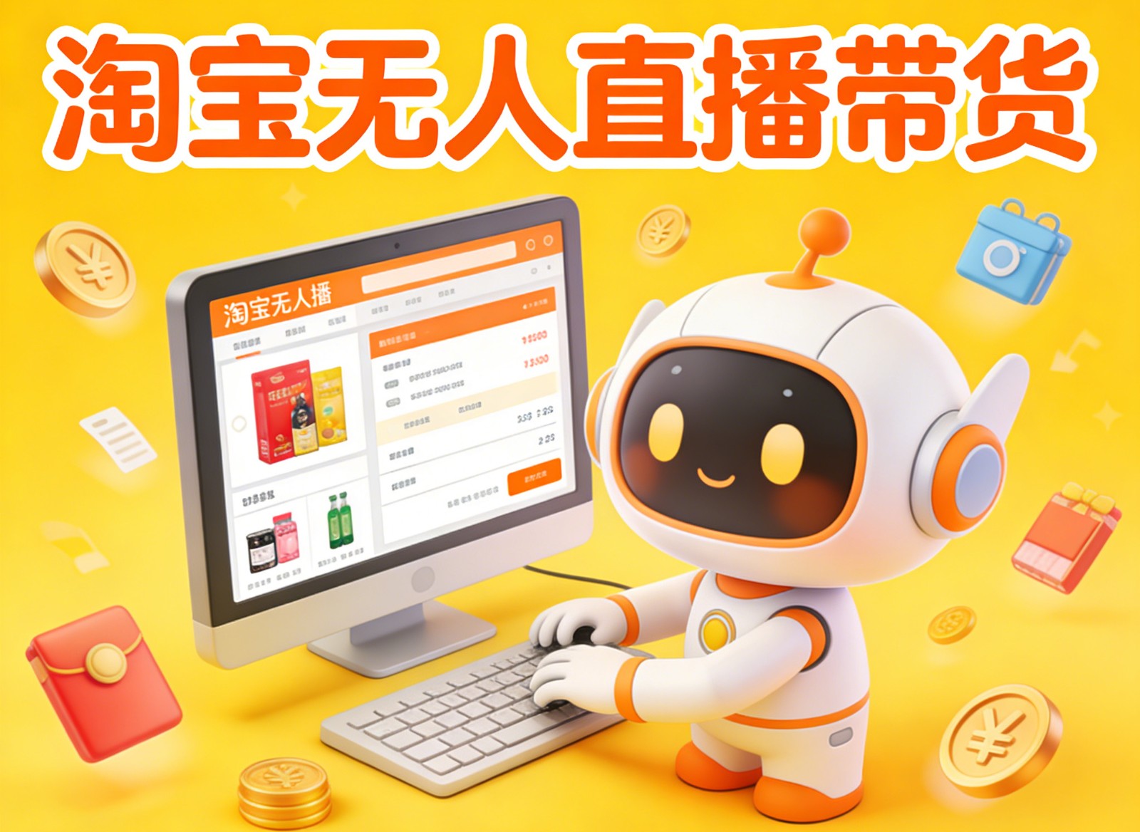 淘宝无人直播带货，24小时自动卖货，月佣金1W+，不违规不封号，不用露脸-阿信云网创合伙人