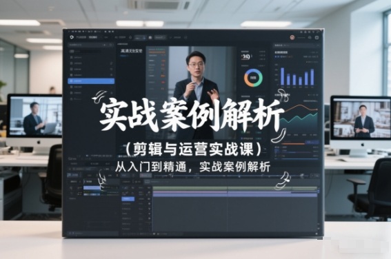 剪辑与运营实战课，从入门到精通，实战案例解析(更新2026)-阿信云网创合伙人