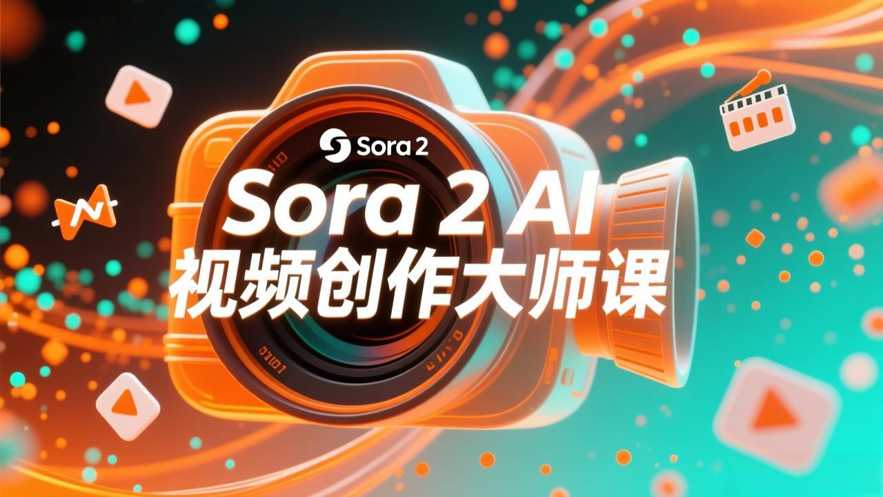 如何利用Sora 2创建流行AI人工智能视频大师班教程：掌握创作全流程，产出百万播放内容-阿信云网创合伙人