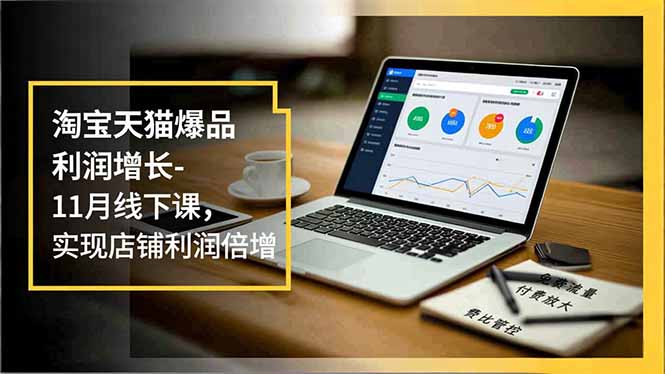 淘宝天猫爆品利润增长-11月线下课，免费流量、付费放大、费比管控，实现店铺利润倍增-阿信云网创合伙人