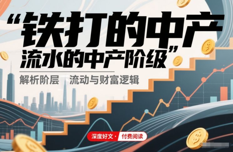 付费文章：铁打的中产，流水的中产阶级-阿信云网创合伙人