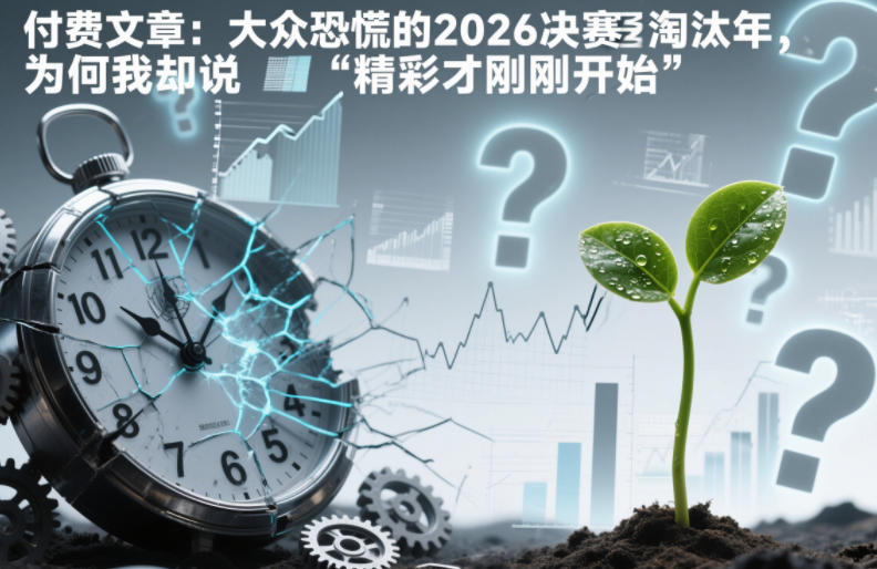 付费文章：大众恐慌的2026决赛淘汰年，为何我却说“精彩才刚刚开始”？-阿信云网创合伙人