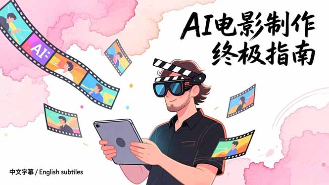 AI电影制作终极指南：从创意到成片，系统掌握智能影视全流程实战课(中英字幕-阿信云网创合伙人