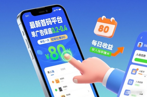 最新首码平台，单广告保底0.2-0.4，单机一天轻松撸80，早入场早賺米【揭秘】-阿信云网创合伙人
